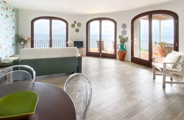 Villa on the coast offers an unrivaled sea view and great tranquility
