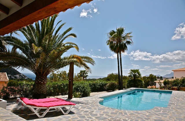 Villa Paloma with sea view in El Portet, Moraira