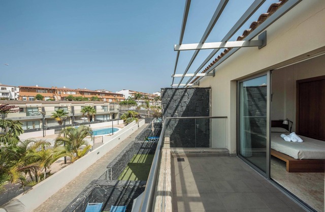 Villa ‘Sun Bay Villas 44' with Sea View, Terrace & Shared Pool