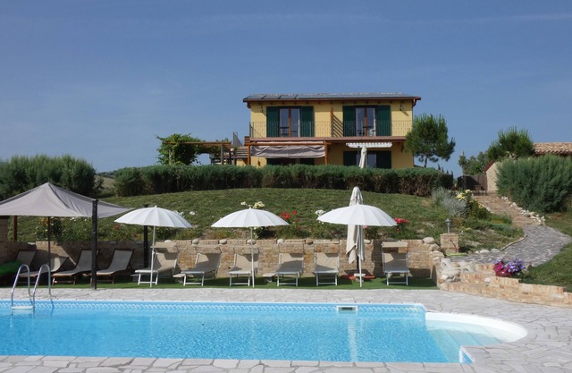 Villa with pool, amazing views, beautiful peaceful location, beaches 20 mins