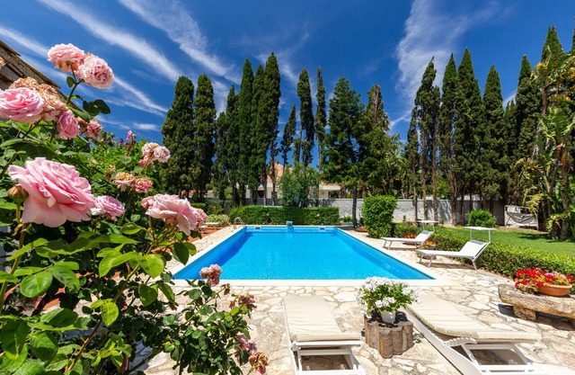 VILLA with pool in Mondello 15 people