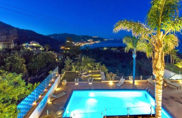 Villa Zagara Taormina Luxury Retreat for Groups Sea View Pool Jacuzzis