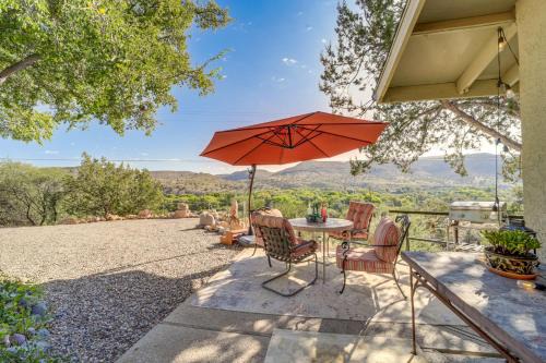 Vineyard Views and Sauna at Cornville Home!