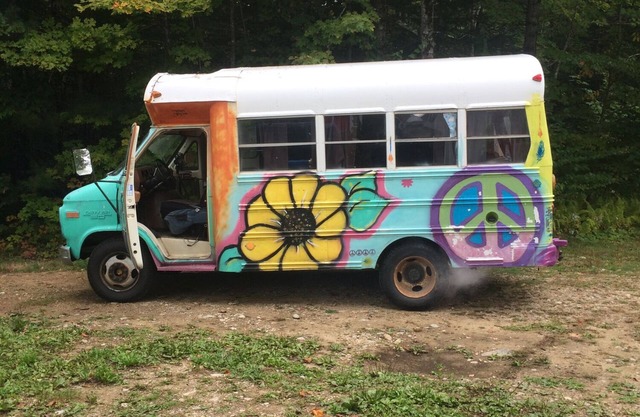 Vintage Groove Bird Bus
