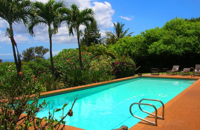 Wailea Custom Home, Pool, Panoramic Ocean View, Waterfalls - Maui Ocean Palms