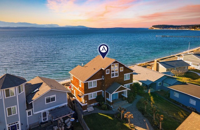 Waterfront 4BDR w/Deck, Stunning Views, Fire Pit | Cedar Street by AvantStay