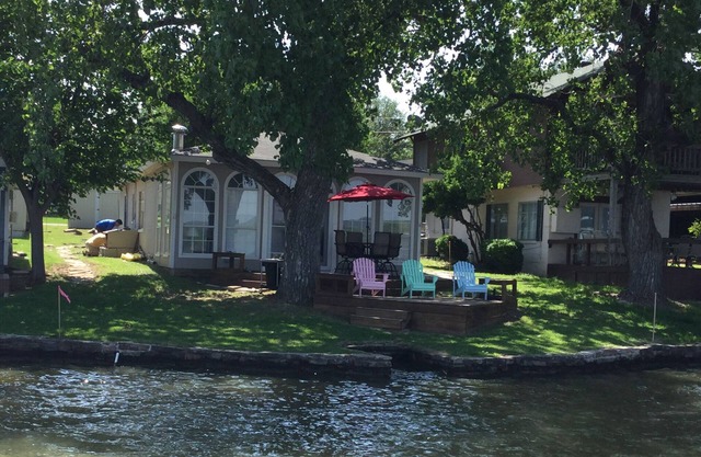 Waterfront Cabin with Boat Dock steps from the deck