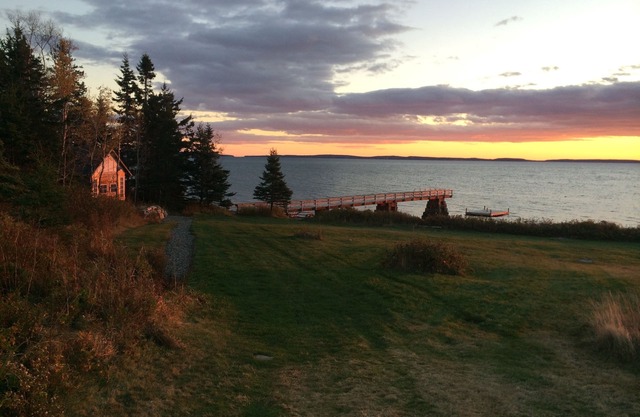 Waterfront Cabin with Private Dock and Cobblestone Beach