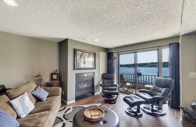 Waterfront Condo in Downtown Charlevoix | Pool, Hot Tub, Sauna | Sleeps 4