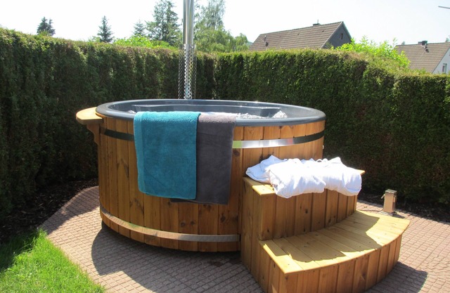 Wellness in Windeck Dattenfeld Natursteig Sieg Stove Sauna Hot Tub