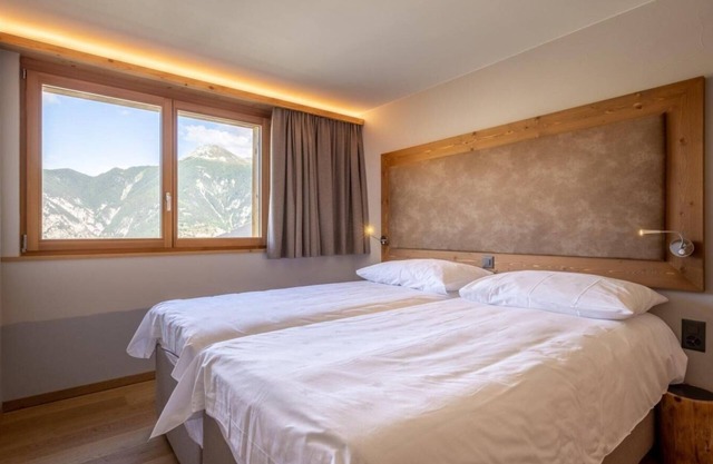 Wifi, ski-in/ski-out & foot of the slopes, sauna, hammam, tv, ski locker, 37m², Vercorin