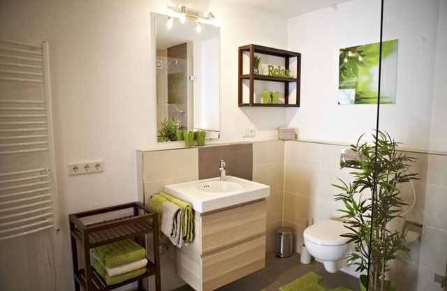 "Wohnung am Bach" - very quiet area with its own terrace and garage