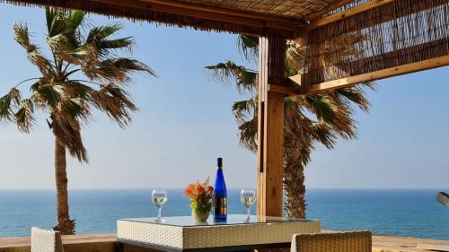 Netanya Apartment | טרסת העץ המלכותית חוף צאנז עם בריכת זרמים פרטית לציבור החרדי