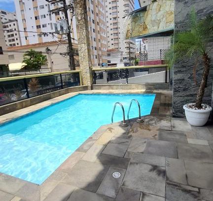 Tupi Apartment | 074 Cantinho da Praia - 1 quarto c/varanda - 200 m da praia - WI FI e com área de lazer - PISCINA e Salão de Jogos e ESTACIONAMENTO GRATUITO
