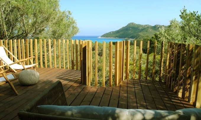Cala Sinzias House | 100 meters from the beach, beautiful garden with sea view
