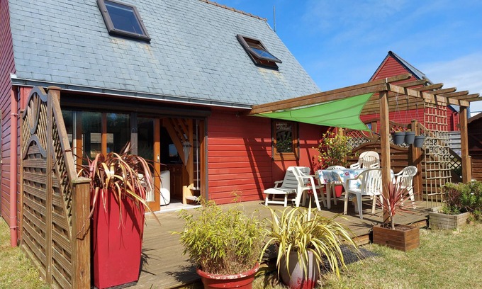 Plouguerneau Ski Chalet | 100m from the beach, house on the dune for 5
