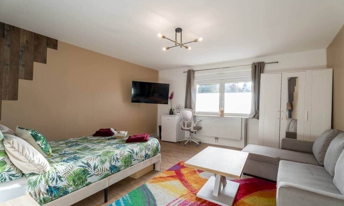 Woippy Apartment | 13. Private room 23m² + Sofa bed - WIFI - 120m² - France