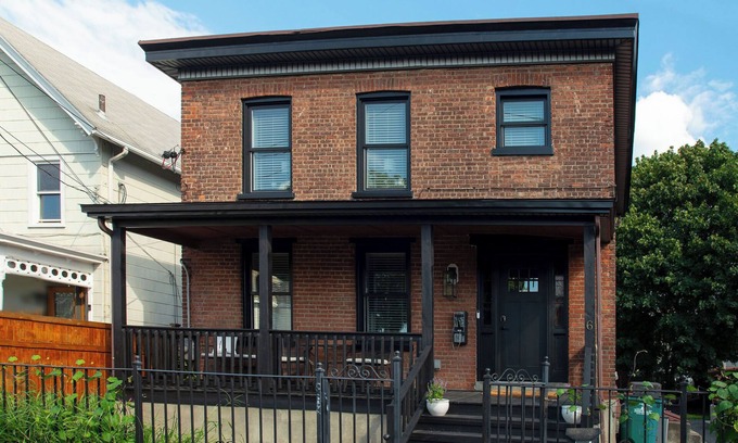 Beacon House | 1880s Brick home, just steps to Main St. No chores.