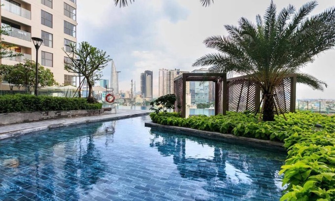 Bach Dang Riverside Apartment | 1BD-1BA Apt at city center of Ho Chi Minh city with view of Bitexco, Landmark81