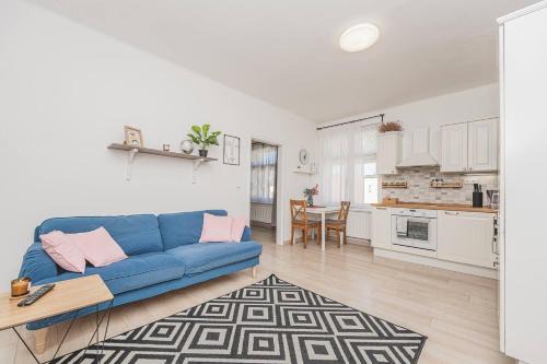 Hradec Kralove Apartment | 1BD Apartment on Masarykovo Square - Bathtube, Desk & Chair, Free Wi-Fi