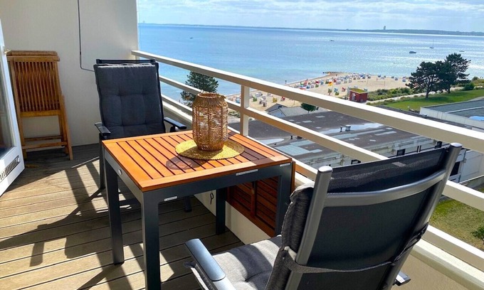 Sierksdorf Apartment | 290 - Sea breeze, modern, lateral Baltic Sea view, on the beach