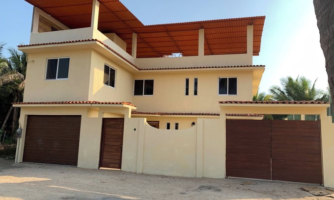 Barra de Potosi House | 3 Floor House With private pool & 300 ft from beach access