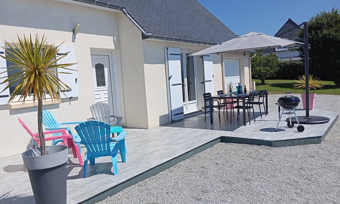 Crozon Villa | 3* house in Crozon near the Aber beach with 4 bedrooms
