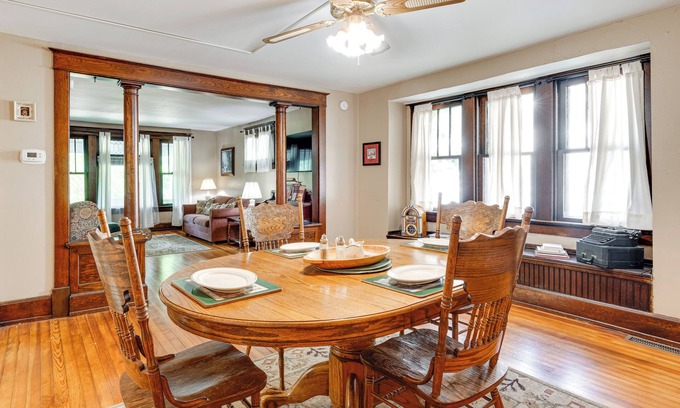 Near Eastside Apartment | 3 Mi to Dtwn Indy: 20th-Century Apt w/Fenced Yard