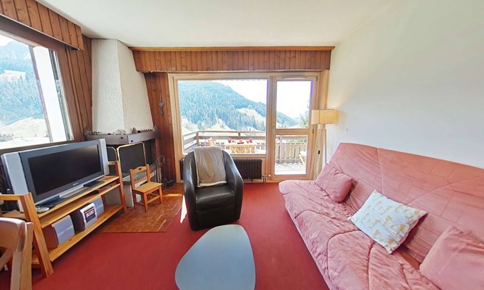 Le Grand-Bornand Apartment | 3-room apt for 6 with fireplace and shuttle near Le Grand-Bornand