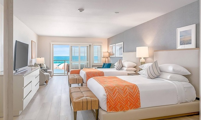 Carlsbad Village House | 3 Units, Ocean Front 2 Queen at Beach Terrace, Complimentary Breakfast