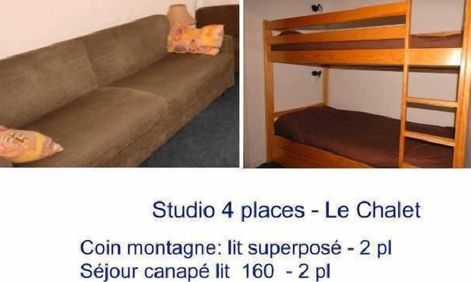 Eaux-Bonnes Apartment | 30m from resort center, 1st floor, view ski slopes, fitness, swimming pool, sauna, tv, ski locker