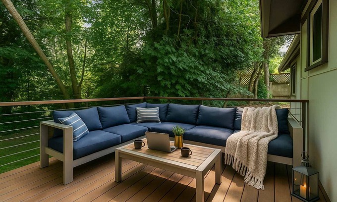 North Beach/Blue Ridge House | 3BR Seattle Home · Sleeps 4 · Yard, Fire Pit & EV Charger