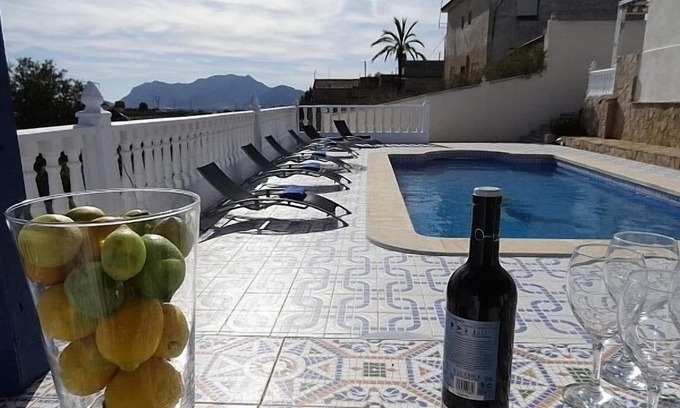 Los Vives Villa | 4 Bedroom House private pool, BBQ, sleeps 8 8 minute walk into the village