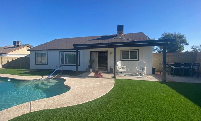 Peoria House | 4 BR, 2 BA home with heated pool located near shopping, dining & entertainment