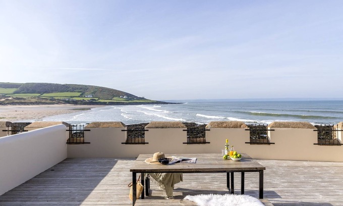 Putsborough House | 4 Out Of The Blue - pet friendly sea view home sleeping 6 in Croyde