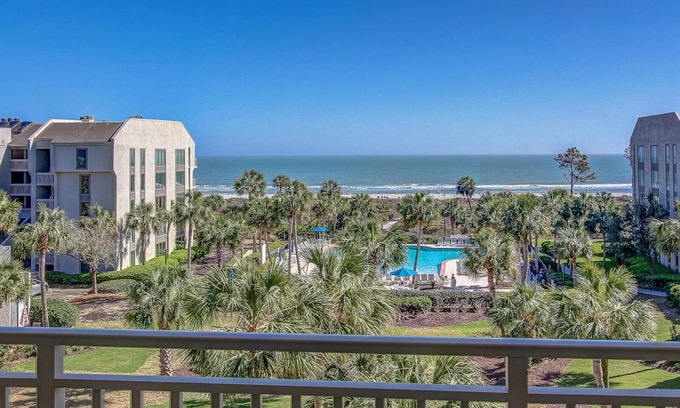 Hilton Head Island Condo | 435 Shorewood - Oceanfront Views, Heated Zero Entry Pool, Spa & Kiddy Pool