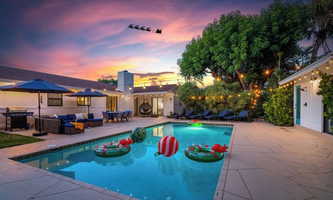 Lake Clarke Shores House | 4BR · Heated Saltwater Pool · Fire Pit · Games