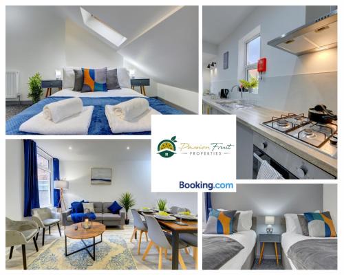 Coventry Apartment | 5 Bedroom - 5 Ensuite Bathrooms, Sleeps 10, Close to Coventry City Centre, with Free Wi-Fi, Spacious Kitchen, Free Parking and Garden - 56HRC