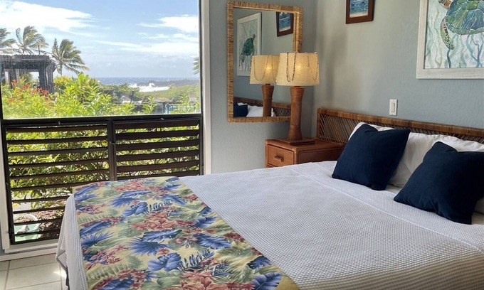 Punaluu Condo | #5 Well Maintained Studio with Ocean Views