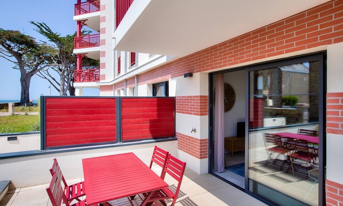 Pleneuf-Val-Andre Apartment | 50m from the beach, nice flat for 4