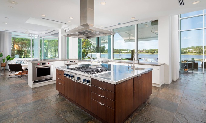Pine Ridge House | 6 BR, 5 1/2 BA 2 Acre Lake Estate Heart Of Pine Ridge Naples