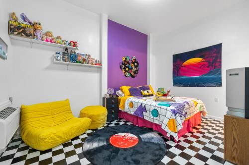 Hot Springs Apartment | 80s & 90s Apt with Mario Loft