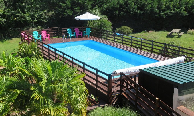 Abilly House | A lovely gite, well equipped, with private terraces and a shared heated pool