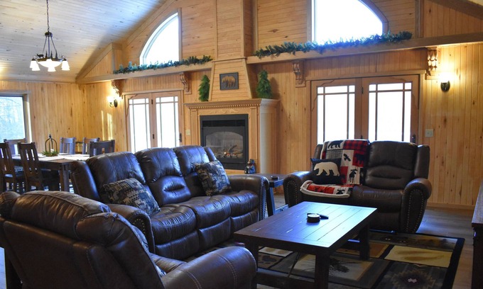 Detroit Lakes House | A Luxurious Lodge on a Private Wooded Estate. This Is Truly A Slice Of Heaven!