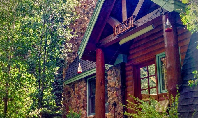Idaho Springs Cabin | A River Front Mountain Luxury Cabin - Relaxing, Skiing, Rafting, Hot Tub, Suana