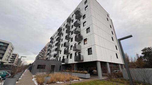 Nivy Apartment | Air conditioned 1 room apartment with parking, new building, Ružinov