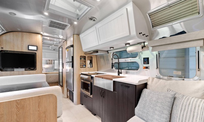 Riverland Terrace House | Airstream Pottery Barn Edition Camper - Serene, Private lot with River Views!