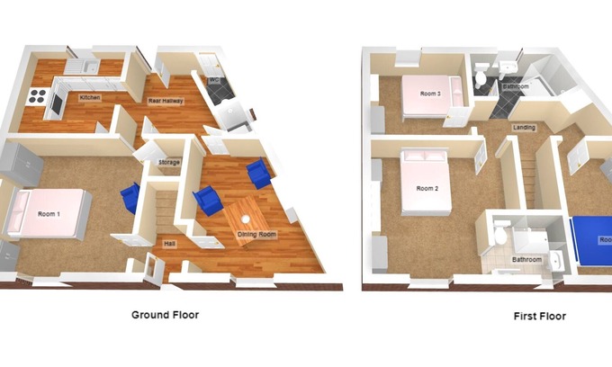 Stoke-on-Trent House | All Saints House by YourStay