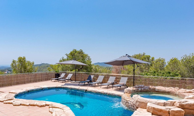 Olivella Villa | Amazing views - Villa Alizee with private pool and A/c