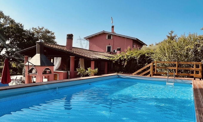 Zona LVIII Prima Porta Villa | Amazing Villa With Pool in Veio Natural Reserve
